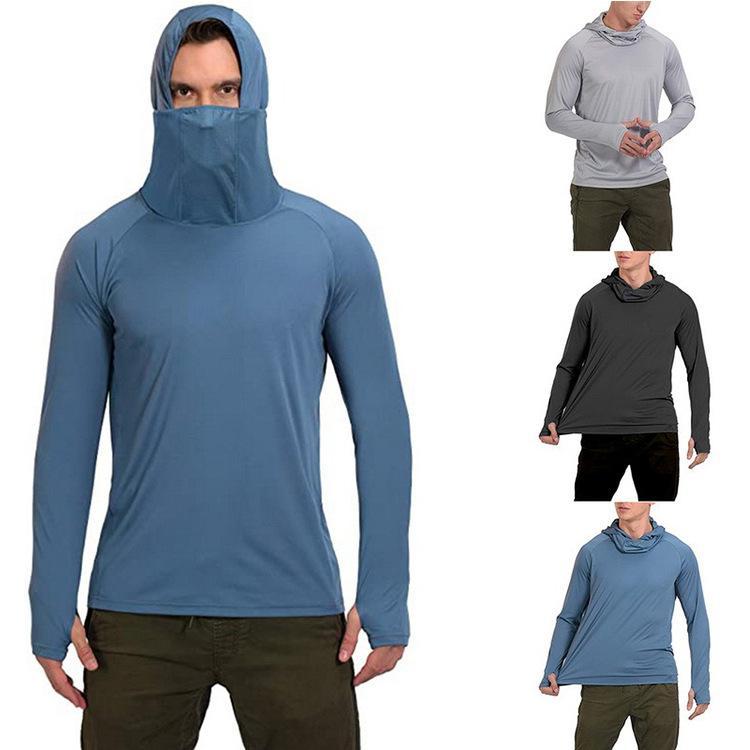 European And American Mens Breathable Light Sun Protection Clothing In Summer