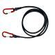 Elastic Bungee Cord Carabiner Hook For Cycling  8mm Latex Luggage Packing Rope Accessory