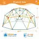 10FT Climbing Dome For Kids Jungle Gym Apply To Park Dome Climber With Swing Playground Equipment,Blue