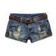 Loose Large Size Side Zipper Hole, Low-Waist WomenS Hot Pants, Wide-Legged Thin