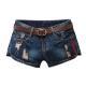 Loose Large Size Side Zipper Hole, Low-Waist WomenS Hot Pants, Wide-Legged Thin
