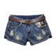 Loose Large Size Side Zipper Hole, Low-Waist WomenS Hot Pants, Wide-Legged Thin