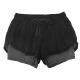 The New Drawstring Fake Two-Piece Running Training Quick-Drying Yoga Shorts Mesh