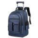 Large Capacity Travel Backpack With Wheels, Multi Layer Trolley Luggage Bag, Multifunctional Weekender Overnight Bag Rucksack