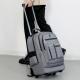 Large Capacity Travel Backpack With Wheels, Multi Layer Trolley Luggage Bag, Multifunctional Weekender Overnight Bag Rucksack