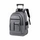 Large Capacity Travel Backpack With Wheels, Multi Layer Trolley Luggage Bag, Multifunctional Weekender Overnight Bag Rucksack