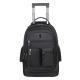 Large Capacity Travel Backpack With Wheels, Multi Layer Trolley Luggage Bag, Multifunctional Weekender Overnight Bag Rucksack