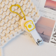 Wide-handle nail clipper-Sunshine Poached Egg-Chain with Beaded-ABS+ Titanium Steel-1 piece - Option1