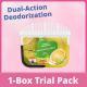 Freezer deodorant box-lemon flavor-1 box - Option1