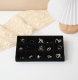 Jewelry tray box-15-grid model-Beige-1 piece - Option1