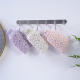 Duo Yun quilted embroidered bath towel-Beige color-1 piece - Option1