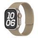 IwatchS10 Dynamic Wind Litchi Pattern Soft Magnetic Silicone Watch Strap