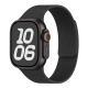 IwatchS10 Dynamic Wind Litchi Pattern Soft Magnetic Silicone Watch Strap