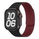 IwatchS10 Dynamic Wind Litchi Pattern Soft Magnetic Silicone Watch Strap