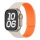 IwatchS10 Dynamic Wind Litchi Pattern Soft Magnetic Silicone Watch Strap