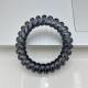 Telephone cord hair ring-transparent black-1 - Option1