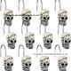 Shower curtain hooks-12 pieces-1 box - Option1