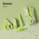 Baby nail scissors-clear box set of 4-piece-green-1 bag - Option1