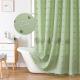Polyester Simple Hydrangea Cut Shower Curtain