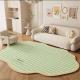 Bedside Rug Mat Home Use Cream Style Floor Mat