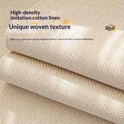 Japanese-style Faux Cotton-linen Sofa Cushion