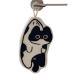 Water-Absorbent, Thickened Coral Fleece Cartoon Black Cat Hand Towel