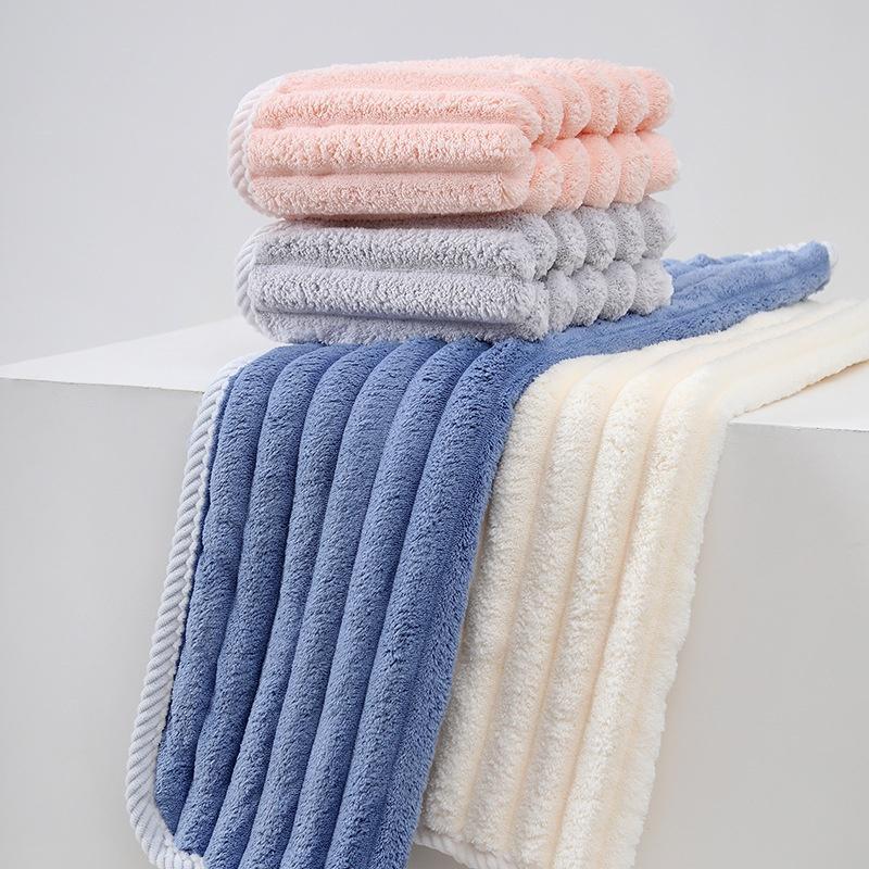 Household Extra-large Extra-thick Coral Fleece Towel