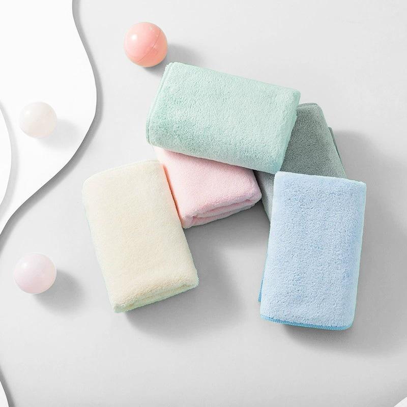 Coral Fleece Thickened Soft Absorbent Face Towel