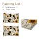 3PCS Botanical Floral Printed Bed Fitted Sheet Set, Yellow Bedding Set, Cute Bee,1 Fitted Sheet, 2 Pillow Cases