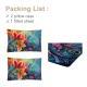 Bedding Fitted Sheet With Deep Pocket Mattress Cover Sheets,Colorful Flowers Printed Fabric Bed Sheets