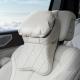 Car Stain-Resistant Leather Headrest Pillow Lumbar Support Cushion For Driving