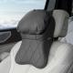 Car Stain-Resistant Leather Headrest Pillow Lumbar Support Cushion For Driving