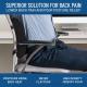 Office Memory Foam Backrest Pillow Slow Rebound