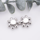 Flat bottom seven-petal flower waist buckle-Pearl bronze-alloy-1 pair - Option1