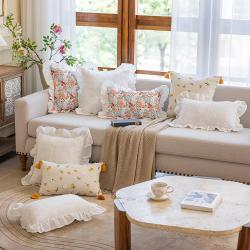 French Romantic Country Ruffle Pillowcase