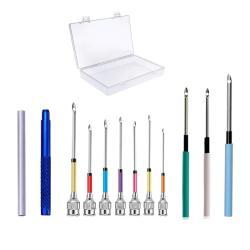 All-Model Embroidery Punch Needle Tool Set With Easy-Replaceable Heads