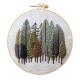 Landscape Handmade Cloth Art Material Kit Sets Creative Handmade Needle And Thread English