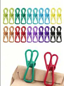 Colorful clothes hanging pins-random color 10 pcs-1 pack - Option1