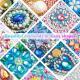 DIY Diamond Painting Kit Birthday Card Kit, Unique Flower Pattern Design, Rhinestone Diamond Painting Art Mosaic Postcards, Holiday Greeting Cards Perfect For Families, Friends, And Lovers, Handmade C