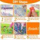 DIY Diamond Painting Keychain - Dolphin Pattern, DIY Decorations, Diamond Kit Craft Supplies, Handmade Mosaic Painting Keychain DIY Set Suitable For Beginners, Creative Handmade Craft Gift Set