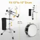 14 X 5.5in Snare Drum Set With Drumstick Holder, Snare Drum Bag, Strap, Mute Pad & Drum Stick For Beginner Student Black