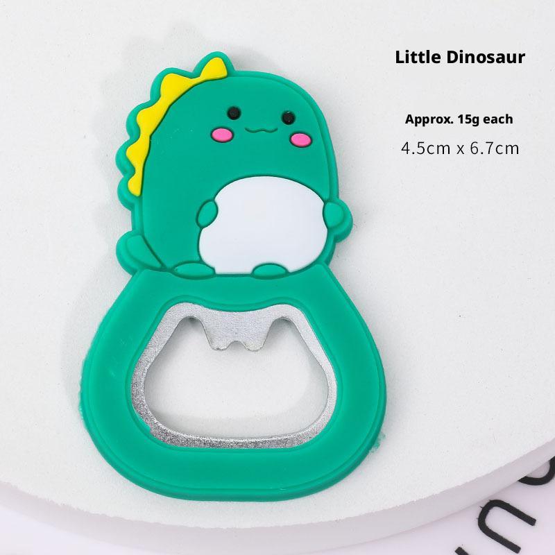 Magnetic sticker bottle opener-Little Dinosaur-1 - Option1