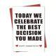 Birthday Greeting Card With Envelope Text Card