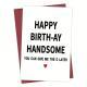 Birthday Greeting Card With Envelope Text Card