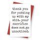 Birthday Greeting Card With Envelope Text Card