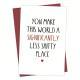 Birthday Greeting Card With Envelope Text Card
