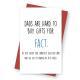 Birthday Greeting Card With Envelope Text Card