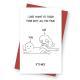Birthday Greeting Card With Envelope Text Card