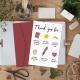 Birthday And Holiday Greeting Card With Envelope Text Card Gift