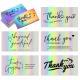 50 SheetsPack 5 9cm Thank You For Supporting My Small Business Laser Thank-you Card